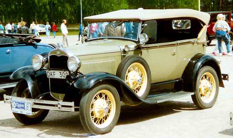 Ford Modell A 155D Town Sedan 1931 gare Sven Ljungstedt